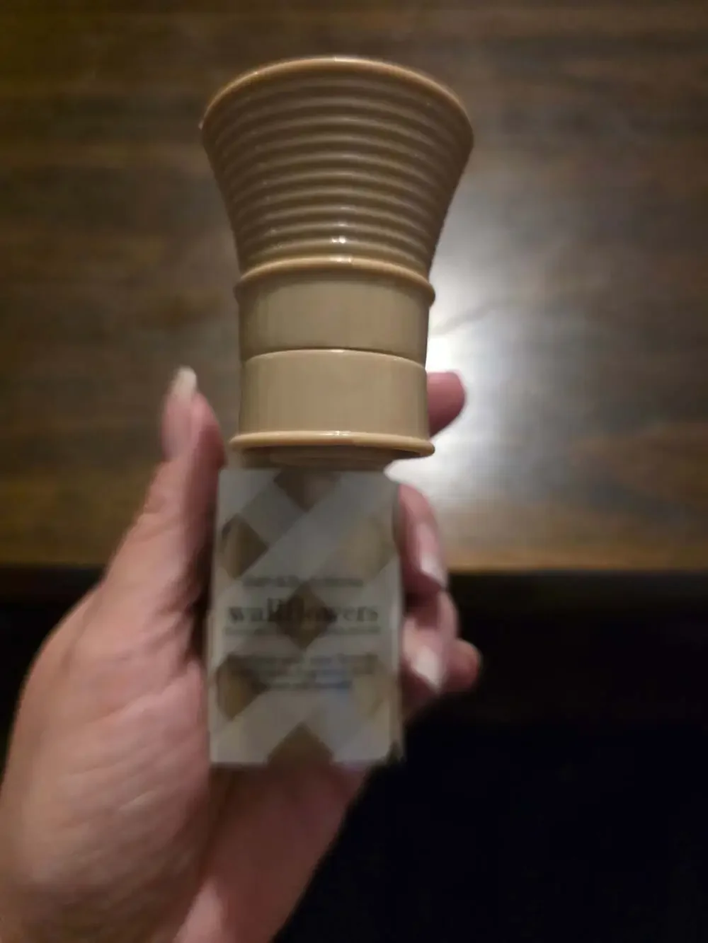 Bath & Body Works Wallflowers Rotating Plug-In Home Fragrance Diffuser - Beige